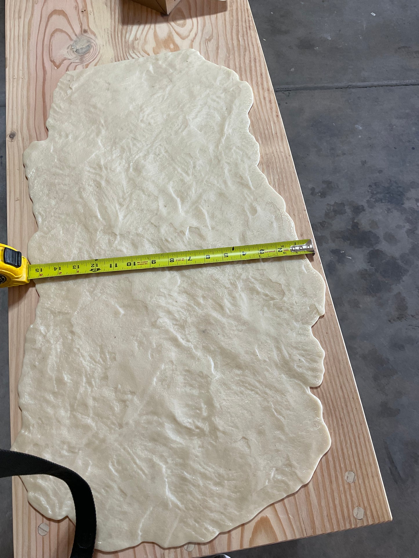 Landscape curbing Dunbar slate stamp