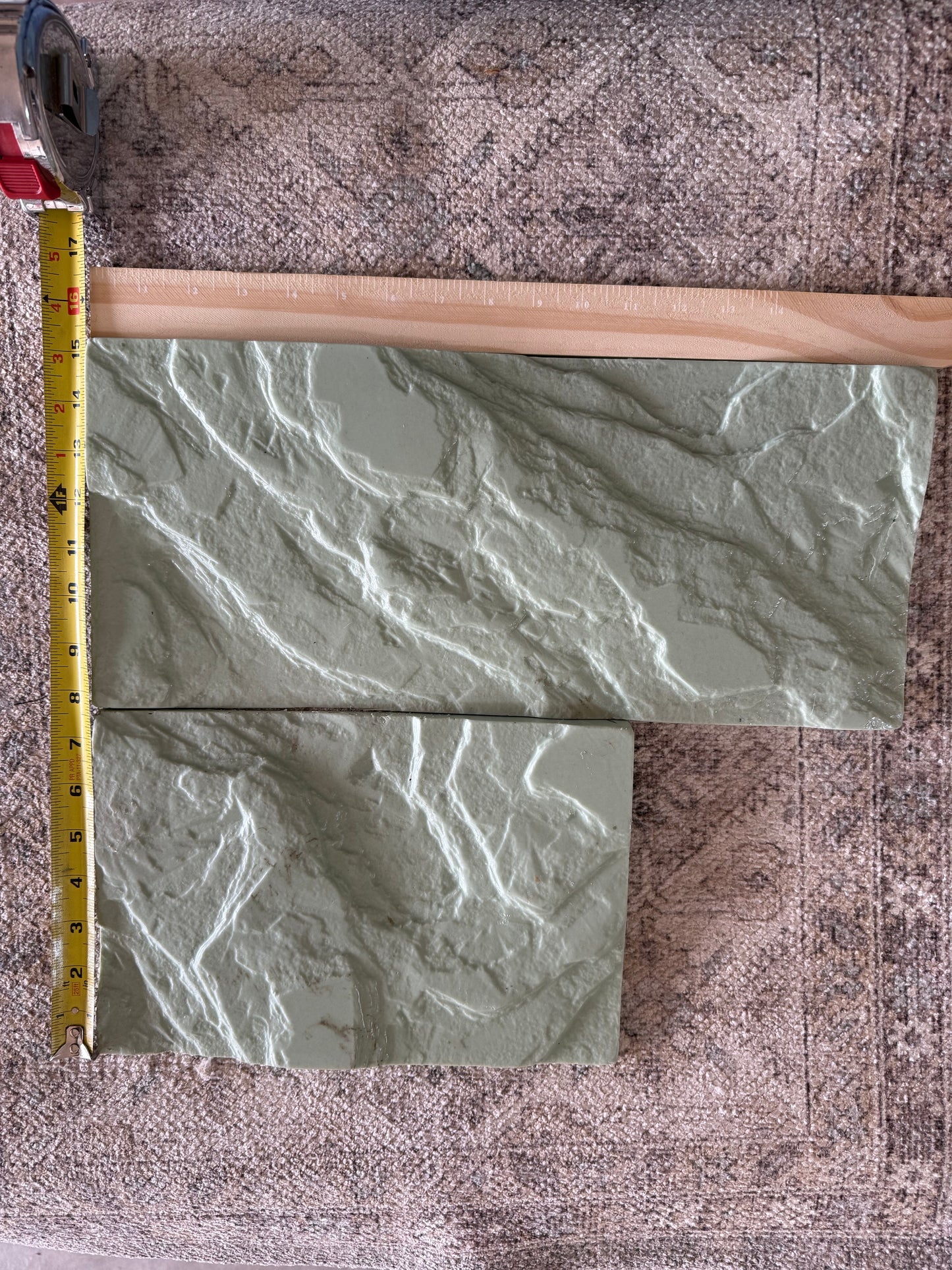 Zia Slate landscape curbing stamp