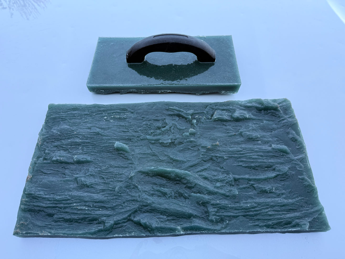 Petrified Wood Concrete Stamp & Trowel Set (2 Unique Textures)
