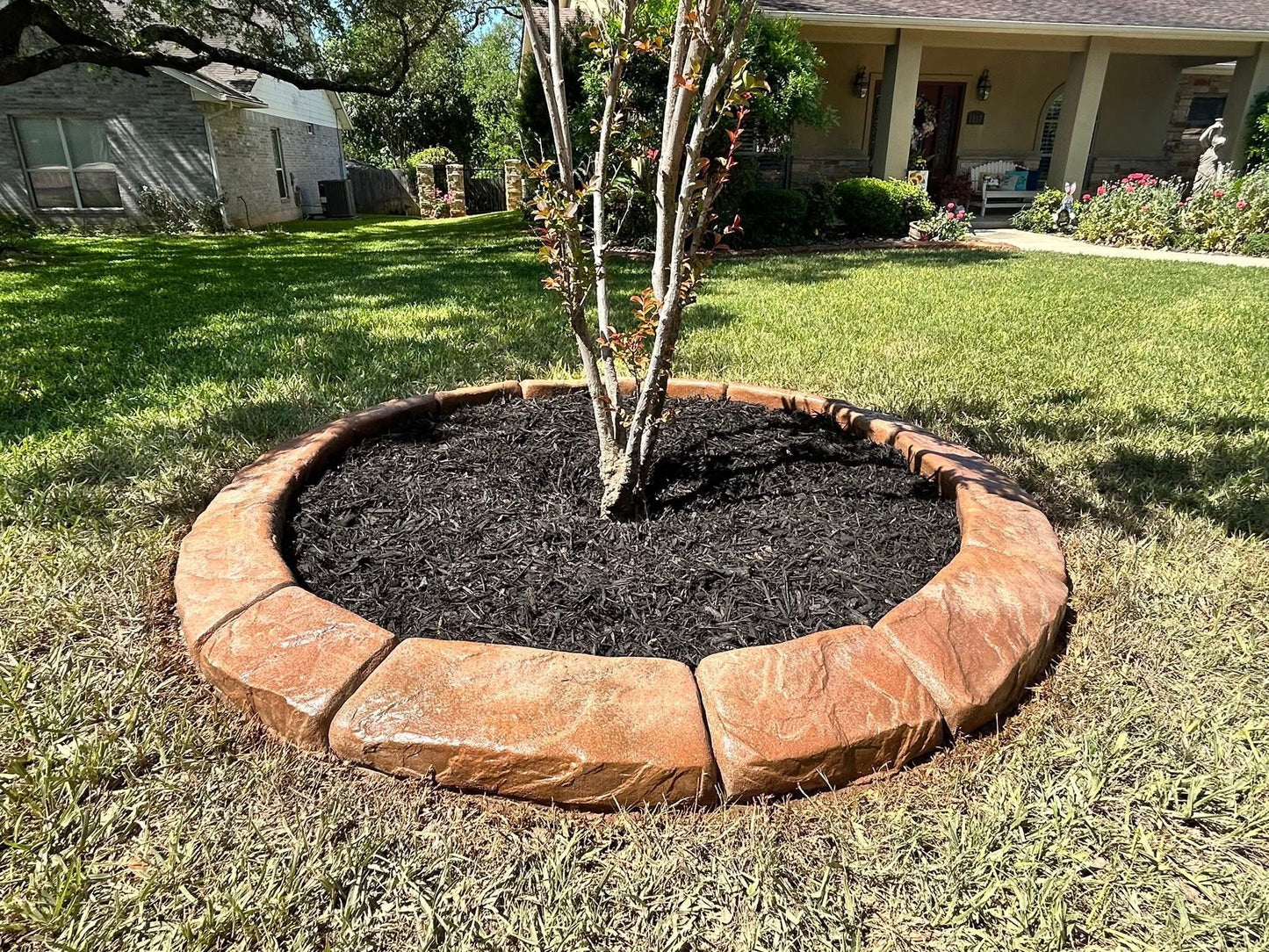 Zia Slate landscape curbing stamp