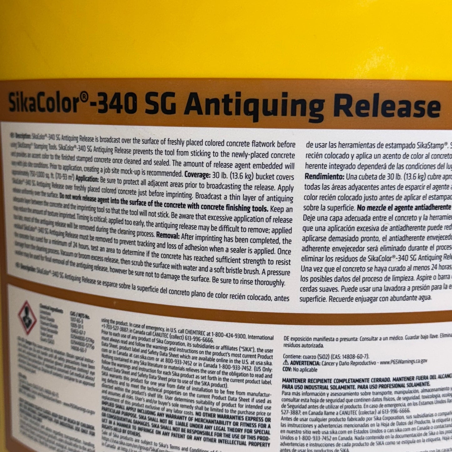 SIKACOLOR Antiquing Concrete Release 30 lbs SGR23 Smoke