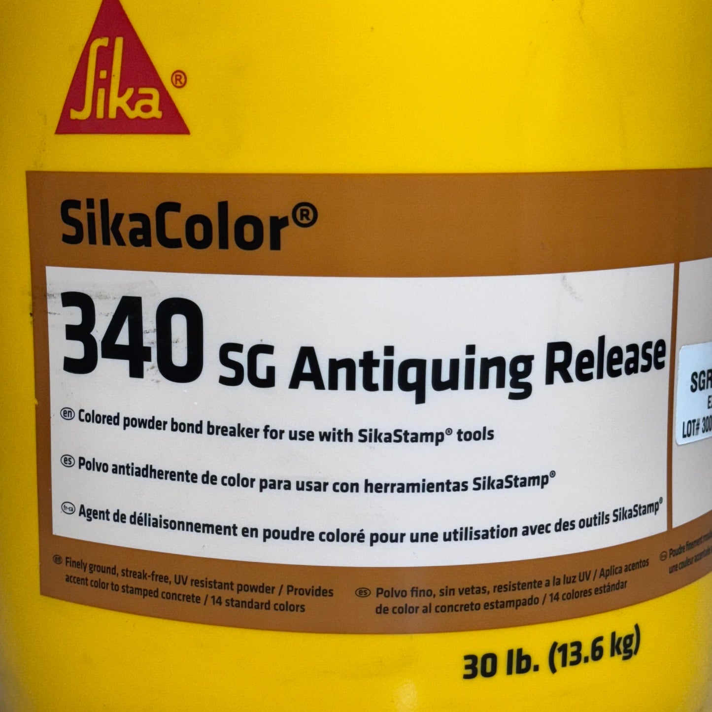 SIKACOLOR Antiquing Concrete Release 30 lbs SGR23 Smoke