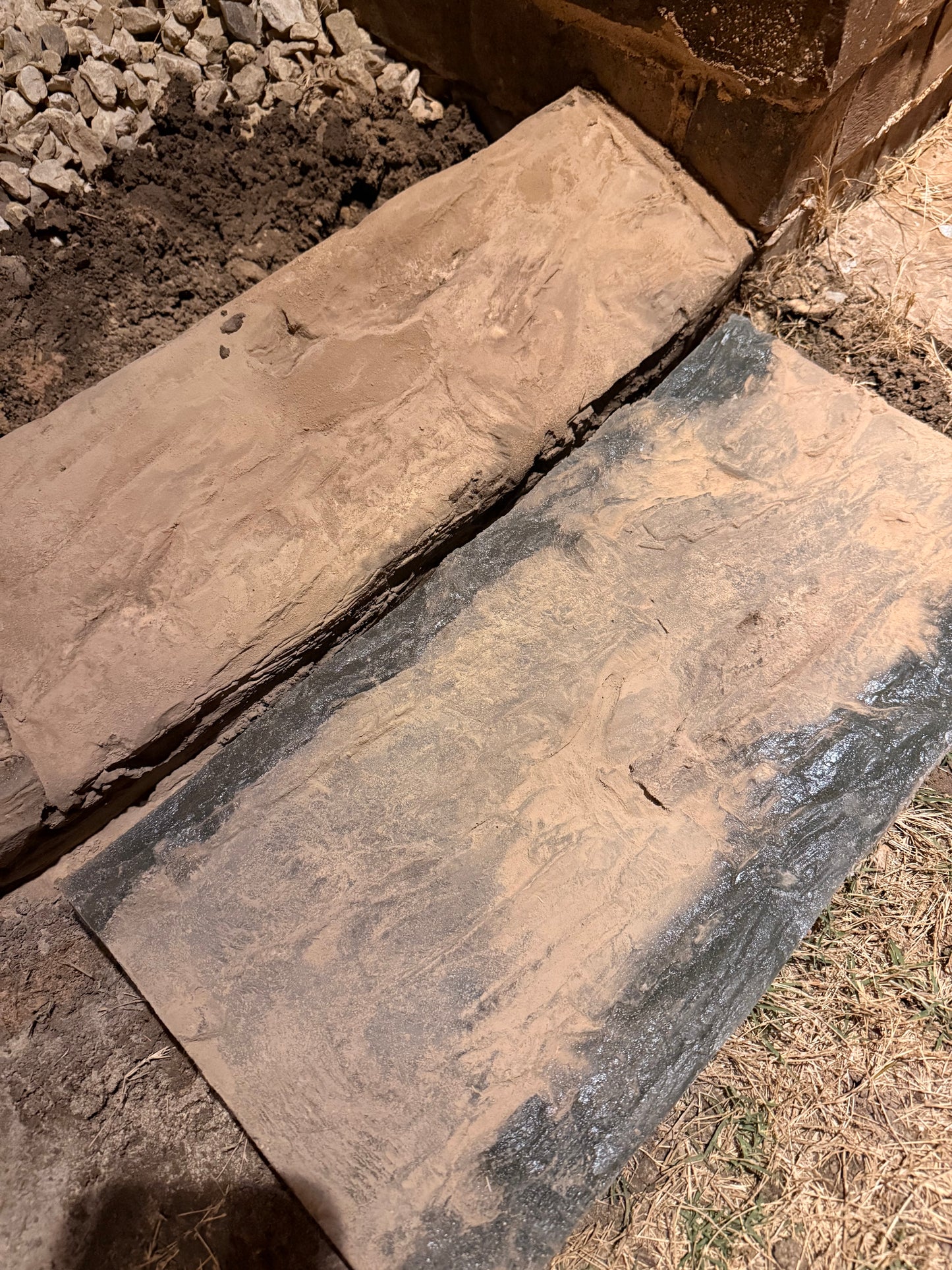 Petrified Wood Concrete Stamp & Trowel Set (2 Unique Textures)