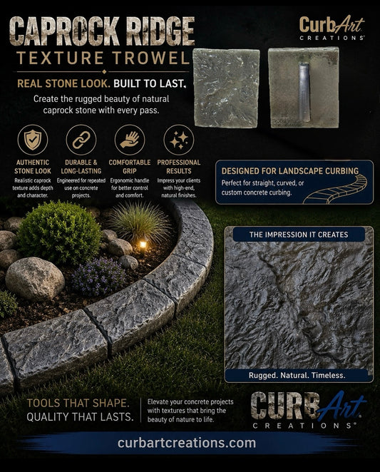 Caprock Ridge texture trowel