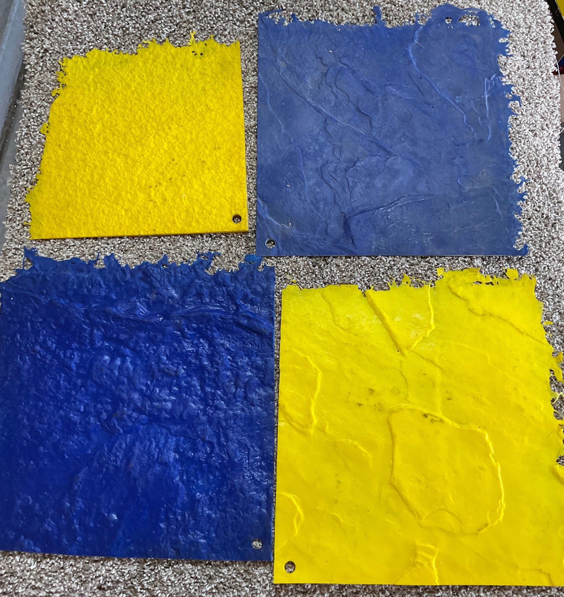 Landscape curbing floppy mats