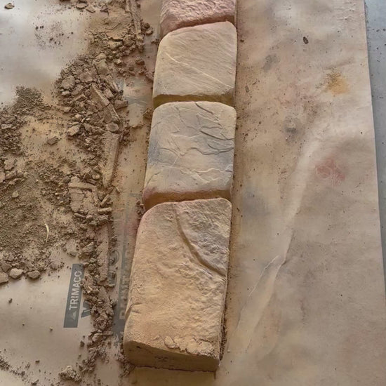 20 textured stone samples
